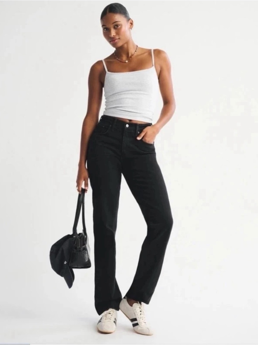 NWT Abercrombie & Fitch Straight Leg Black Jeans
